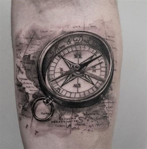 Pin By Michael White On Biker Tattoos Compass Tattoo Men Compass