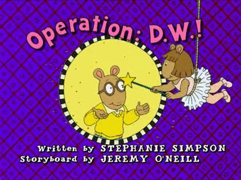 Image Operation Dw Title Card Arthur Wiki Fandom Powered By