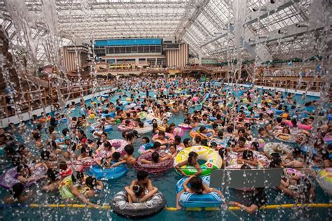 Michael Yamashita The Worlds Most Crowded Pool Japanese Waves