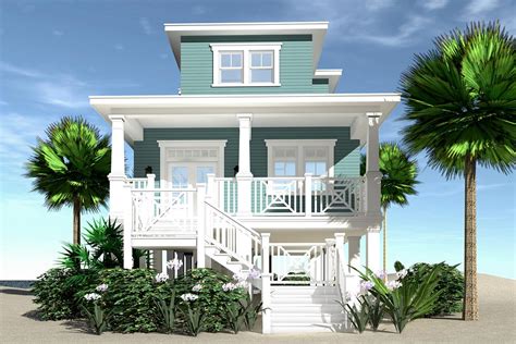 If you live in a beach setting, or even a mountainous area, in which hurricanes and/or flooding is a concern, consider selecting a coastal house plan built on stilts, piling or piers which will provide extra protection from incoming water. Bluejack Cottage - Coastal Home Plans
