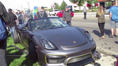Porsche Boxster Spyder Crashed Into Crowd At Boise Cars And Coffee
