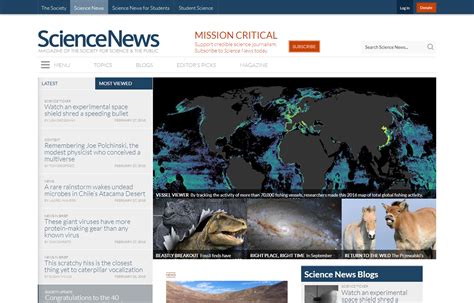 Top 10 Science Blogs On The Internet Today Science Websites