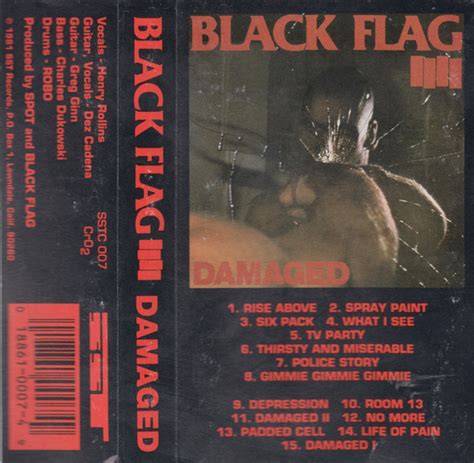 Black Flag Damaged Transparent Shell Cro₂ Cassette Discogs