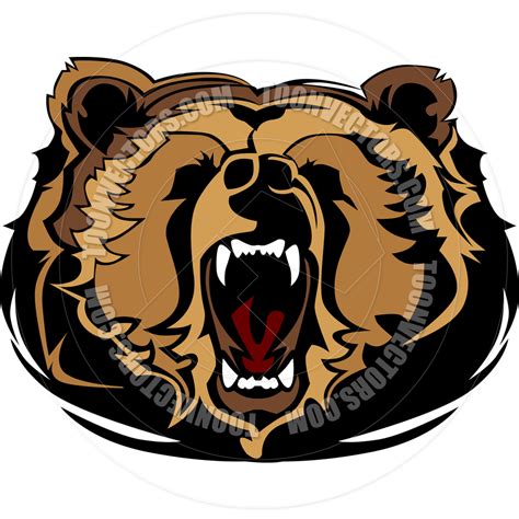 Growling Grizzly Bear Clipart Clipart Panda Free