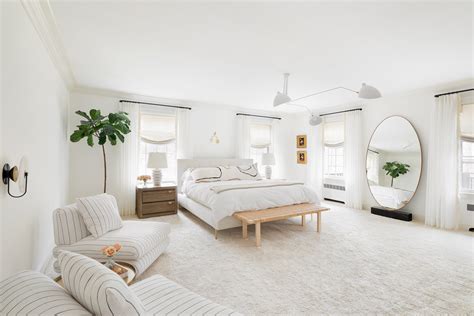 Contemporary New York Home With A Dreamy All White Bedroom Haven