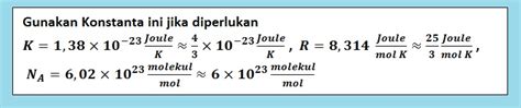 Catatan Teori Fisika Dasar: Soal Teori Kinetik Gas