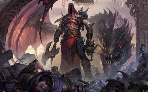 Not to be confused with draconian (disambiguation). heroes, Dragon, Fantasy art Wallpapers HD / Desktop and ...