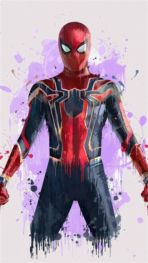 2160x3840 Spiderman In Avengers Infinity War 2018 Artwork Sony Xperia X
