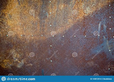 Rust Texture On Metal Sheet Stock Photo Image Of Design Textured