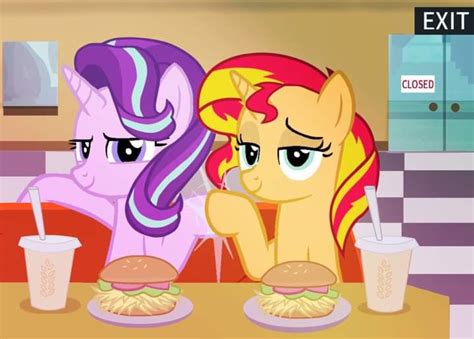 Includes an order of regular seasoned fries and a 20oz drink. #2506958 - source needed, safe, starlight glimmer, sunset ...