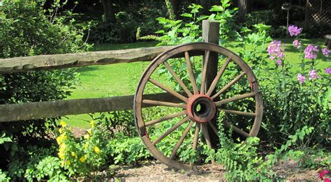My Landscaping For Wildlife Wagon Wheel Decor Wagon Wheel Garden