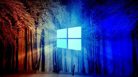 We have 83+ amazing background pictures carefully picked by our community. Windows 10 Snow Forest HD Technology Wallpapers | HD ...