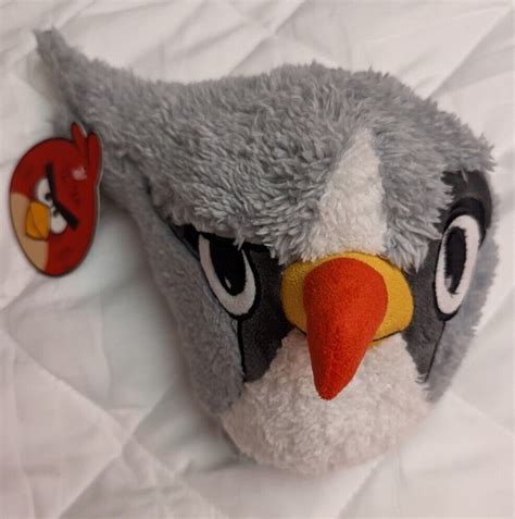 Angry Birds Plush LOGONET PROMOTIONS SILVER TAGGED HOLY GRAIL SUPER RARE EBay