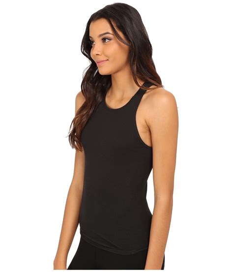 Lyst Free People High Neck Muscle Tank Top In Black