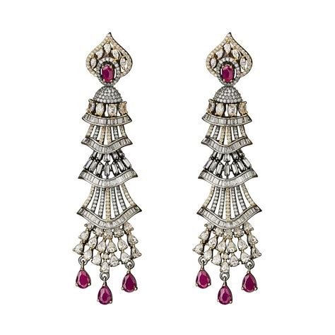 Indian Chandelier Earrings Inspired By Bollywood By Jaipur Rose
