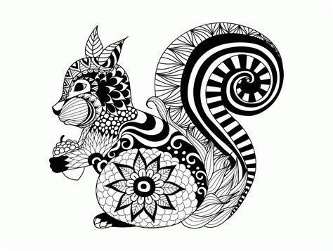 39 Animal Mandala Coloring Pages For Adults