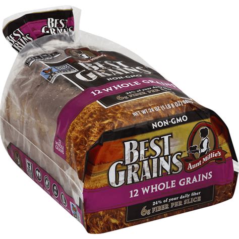 Aunt Millies Best Grains 12 Whole Grain Bread Multi Grain And Whole