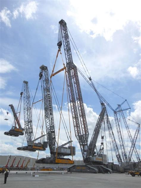 This Company Knows How To Showoff Their Cranes With Images Funny