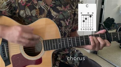 Yellow Coldplay Easy Guitar Chords Verse Bridge And Chorus Youtube