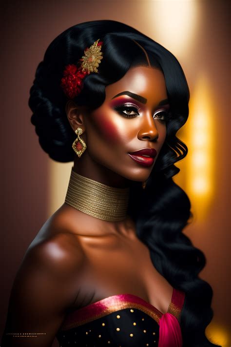 Lexica Black Hair Woman