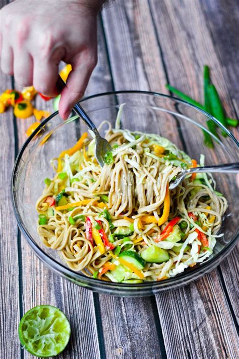 Udon recipes ( 2 ). Udon Noodle Salad | Recipe | Vegetarian recipes lunch ...