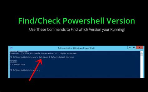 Findcheck Powershell Version Use These Commands To Find Which
