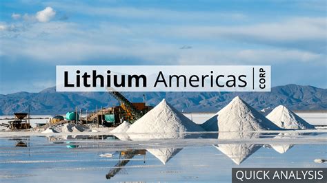 Lithium Americas Aktie Analyse Prognose And Kursziel