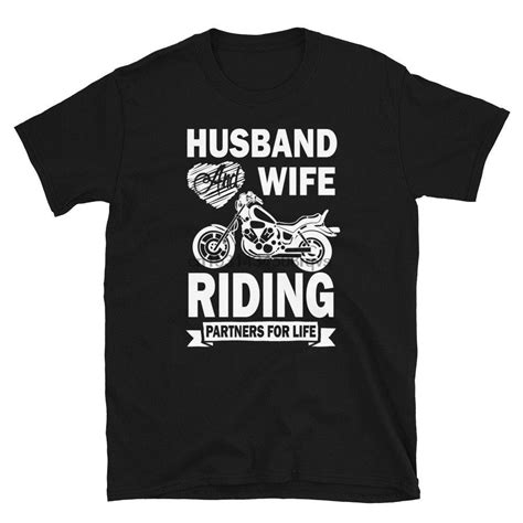 husband and wife motorcycle shirt husband and wife riding partners for life t shirts aliexpress