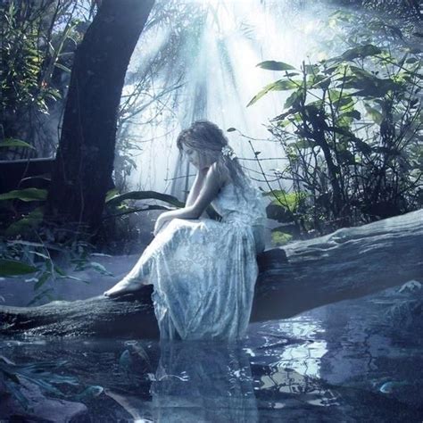 Alone Girl Crying Sad Nature Sollitude Theme Forest Haha Water Nymphs Crying Girl Sad