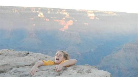 Prank Photo Of Woman Falling Into Grand Canyon Causes Concern