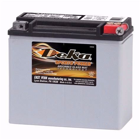 Deka Power Sports Etx20l Battery