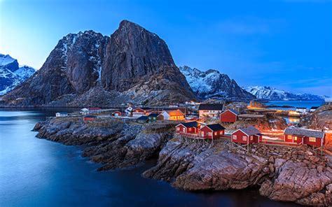 Hot Summer Adventures Lofoten Norway A Small Fishing Village On The