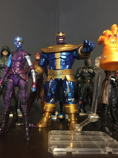 My Custom Painted Marvel Legends Thanos Ractionfigures