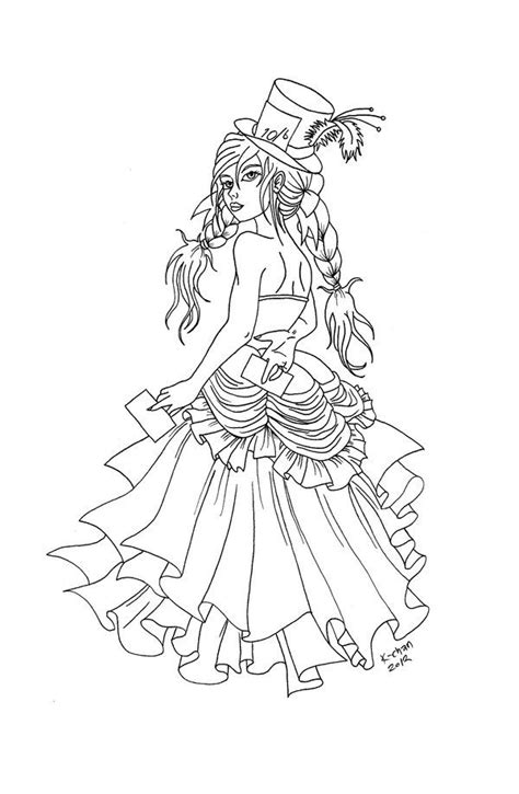 Pin Up Coloring Pages For Adults Printable