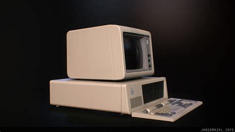 80年代个人计算机（ibm Pc Xt 5150）3d模型免费下载百度网盘