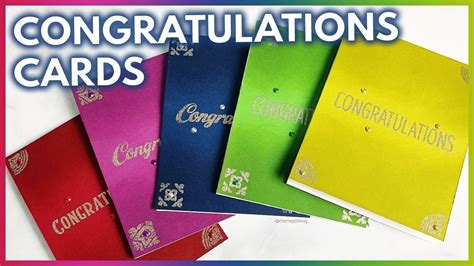Easy Diy Congratulations Cards For Any Occasion Youtube