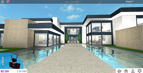How To Make A Beautiful Bloxburg House Million Dollar Mansion Bloxburg The Art Of Images