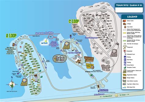 Hours may change under current circumstances Park Map - Keystone Lake Jellystone Park Camp-Resort