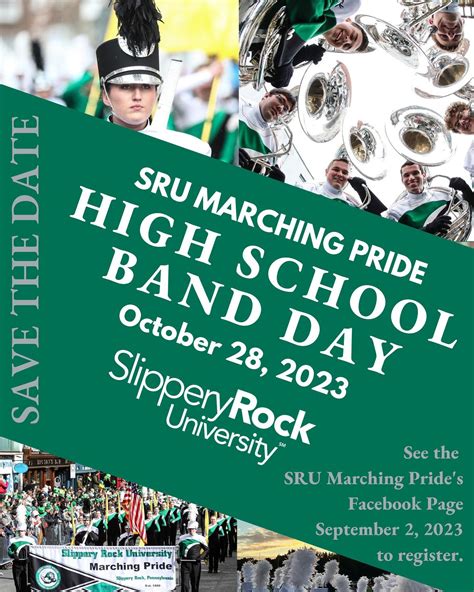 save the date sru marching pride s sru marching pride