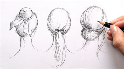 Learn Drawing For Beginners How To Draw Any Hairstyle In 5 Minutes