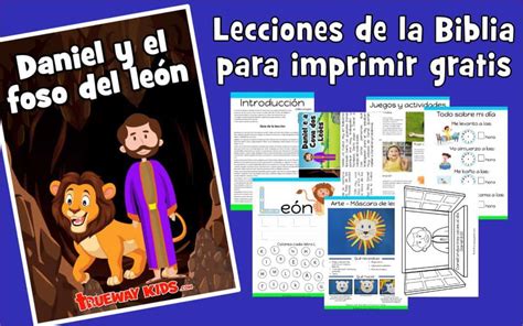 Daniel Y El Foso Del León Lección De La Biblia Para Niños Trueway Kids