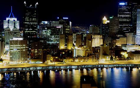Pittsburgh Skyline Wallpaper World Wallpapers 30311