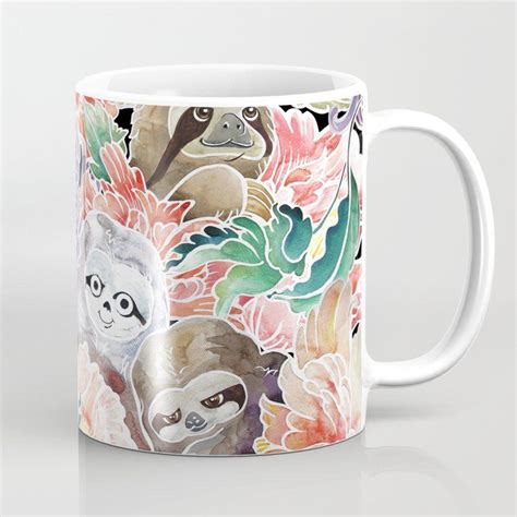 Buy Because Sloths Watercolor Coffee Mug By Huebucket Worldwide