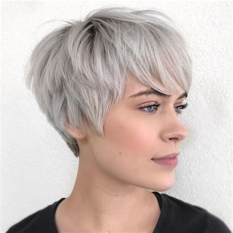 20 Best Ideas Gray Pixie Haircuts With Messy Crown