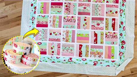 Jelly Roll Jamboree Quilt Pattern Tutorial