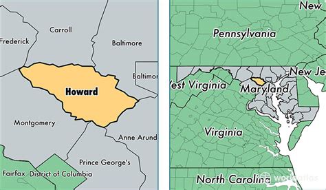 Map Of Howard County Md Maping Resources