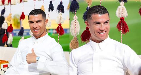 Cristiano Ronaldo Sports Traditional Saudi Dress To Celebrate Saudi