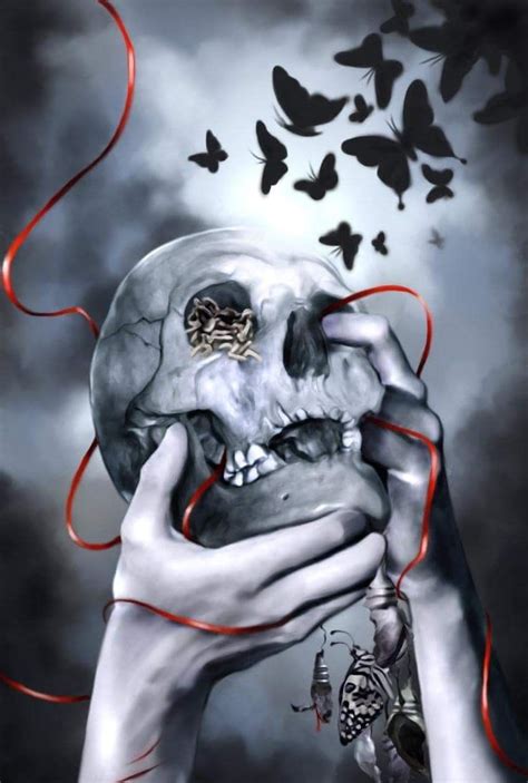 Skull Of Wrath ☠️ Baphomet Dark Fantasy Fantasy Art Horror Vintage Art Of Dan Grim Reaper