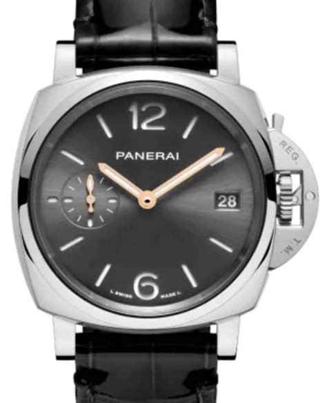 Panerai Luminor Due Stainless Steel 38mm Anthracite Grey Dial Pam01247