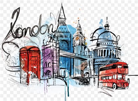 London Illustration Png 1000x733px Royalty Free Advertising Art